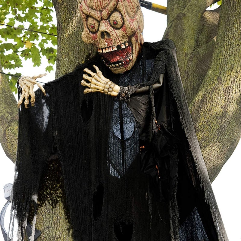 Biubee 5 Pack Halloween Decor Creepy Gauze Cloth- Black Scary Fabric Spooky Halloween Decorations Indoor Outdoor for Home Wall Haunted House Party Yard Doorway Tree Decor (30'' Ã— 72") - Image 4